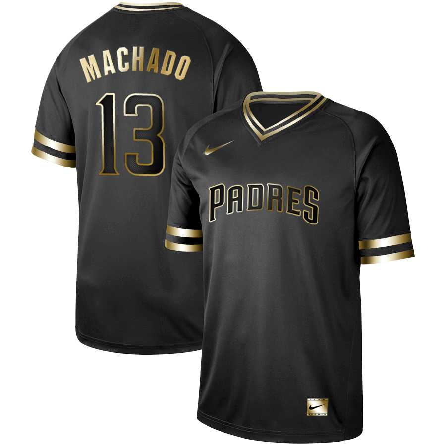 Padres 13 Manny Machado Black Gold Nike Cooperstown Collection Legend V Neck Jersey Dzhi,We sell and wholesale Padres 13 Manny Machado Black Gold Nike Cooperstown Collection Legend V Neck Jersey Dzhi on line form chian!